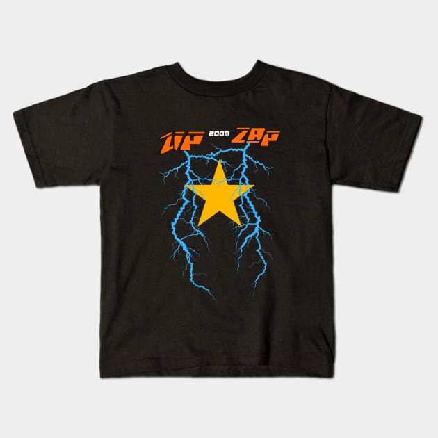 ZIP ZAP Kids T-Shirt by Popular_and_Newest